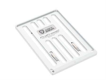 Support de plaque d'immatriculation interchangeable CNC argent, universel velo électrique/vélomoteur Support de plaque d'immatriculation interchangeable CNC argent, universel velo électrique/vélomoteur