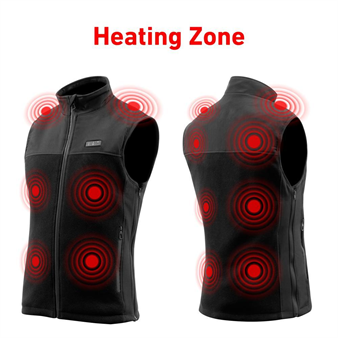 Veste fine gilet chauffant "Eight Blizzard" taille : 2XL