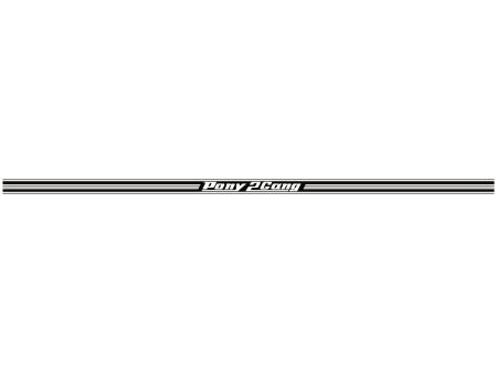 Autocollant Pony 2Gang, protections latérales, 758 x 22 mm Autocollant Pony 2Gang, protections latérales, 758 x 22 mm