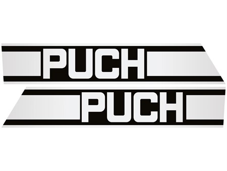 Autocollant pour réservoir Puch X30 NL «blanc»
