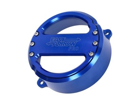 Zündungsdeckel blau Puch «CNC Aluminium» inkl. Sichtfenster