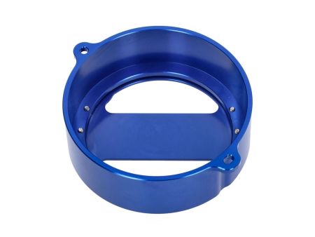 Zündungsdeckel blau Puch «CNC Aluminium» inkl. Sichtfenster