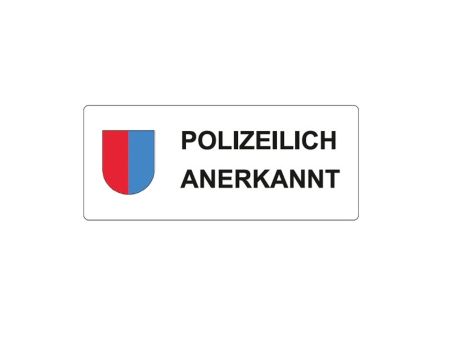 Autocollant "Polizeilich Anerkannt" Autocollant "Polizeilich Anerkannt"