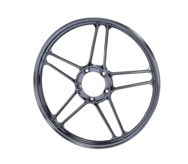 Felge Hinterrad / Vorderrad 17" Guss Puch chrom/schwarz