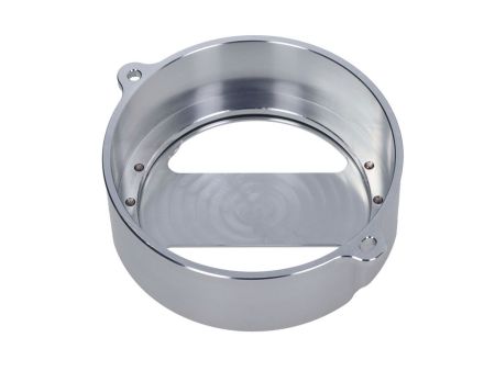 Zündungsdeckel chrom Puch «CNC Aluminium» inkl. Sichtfenster