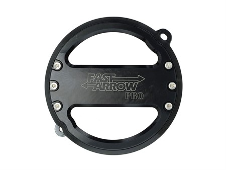 Zündungsdeckel schwarz Puch «CNC Aluminium» inkl. Sichtfenster