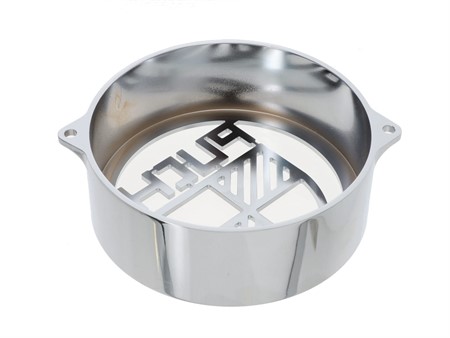 Zündungsdeckel chrom «offene Ausführung» CNC Aluminium - Puch