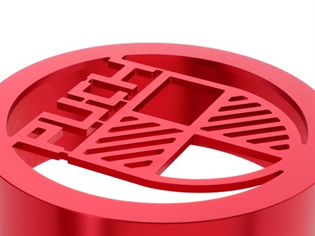 Zündungsdeckel rot «offene Ausführung» CNC Aluminium - Puch