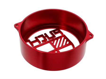 Zündungsdeckel rot «offene Ausführung» CNC Aluminium - Puch