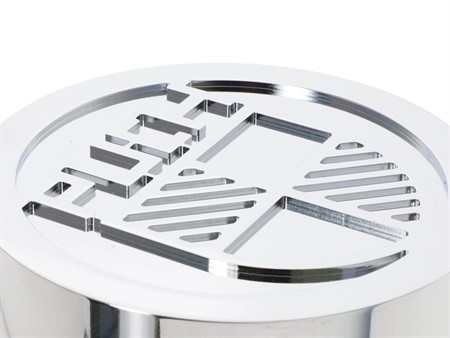 Zündungsdeckel chrom «geschlossene Ausführung» CNC Aluminium - Puch