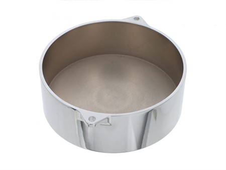 Zündungsdeckel chrom «geschlossene Ausführung» CNC Aluminium - Puch