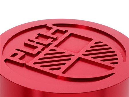 Zündungsdeckel rot «geschlossene Ausführung» CNC Aluminium - Puch