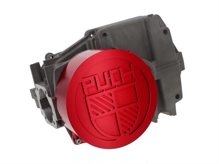 Zündungsdeckel rot «geschlossene Ausführung» CNC Aluminium - Puch
