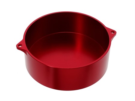 Zündungsdeckel rot «geschlossene Ausführung» CNC Aluminium - Puch