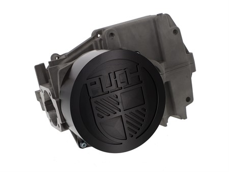 Zündungsdeckel schwarz «geschlossene Ausführung» CNC Aluminium - Puch