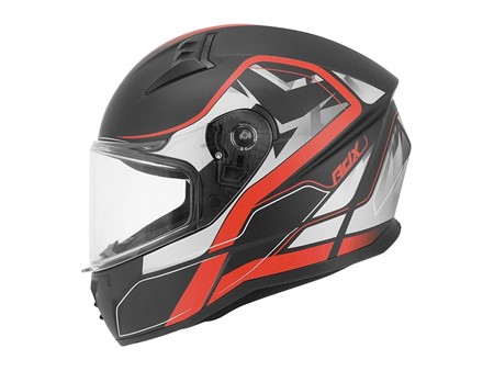 Helm ADX «AI400 EVO» integral schwarz/rot - Gr. XS