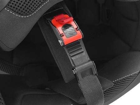 Helm ADX «AI400 EVO» integral schwarz/rot - Gr. M
