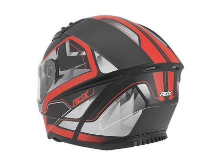 Helm ADX «AI400 EVO» integral schwarz/rot - Gr. L