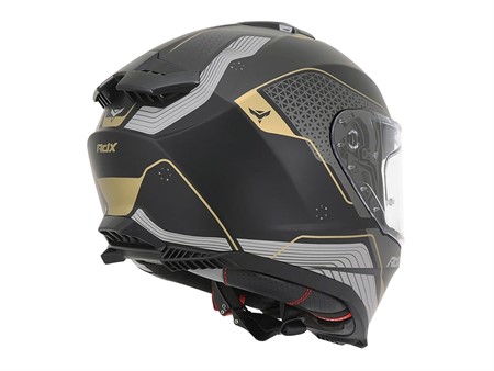 Helm ADX «AI500 EVO» integral schwarz/gold - Gr. XS