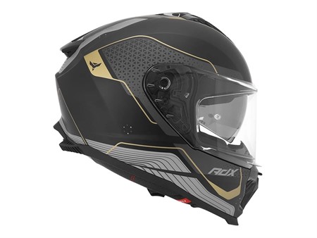 Helm ADX «AI500 EVO» integral schwarz/gold - Gr. XS