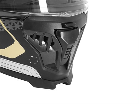 Helm ADX «AI500 EVO» integral schwarz/gold - Gr. XS