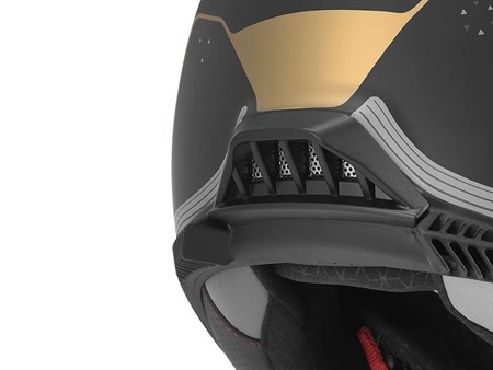 Helm ADX «AI500 EVO» integral schwarz/gold - Gr. XS