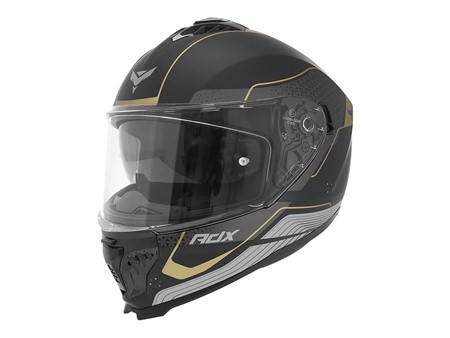 Helm ADX «AI500 EVO» integral schwarz/gold - Gr. S