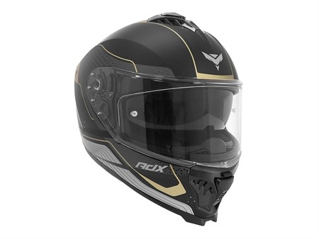 Casque intégral moto ADX AI500 EVO, noir/or taille : XL