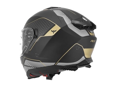 Casque intégral moto ADX AI500 EVO, noir/or taille : XL