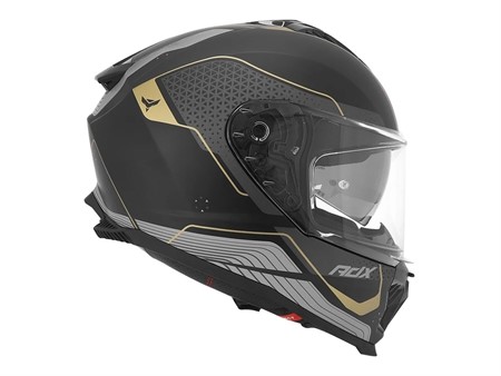 Helm ADX «AI500 EVO» integral schwarz/gold - Gr. XXL