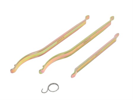 Pneuhebel-Set Buzzetti 3-teilig mit Speichenhalter 240 / 350 mm Pneuhebel-Set Buzzetti 3-teilig mit Speichenhalter 240 / 350 mm