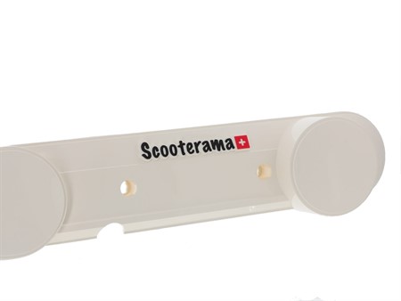 Emblem SCOOTERAMA weiss «148 mm x 36 mm» Piaggio (2 Stk.)