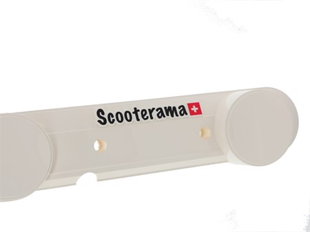 Emblem SCOOTERAMA weiss «184 mm x 44 mm» Piaggio (2 Stk.)