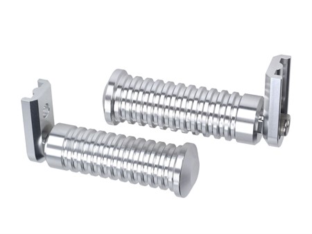Cales pieds alu CNC noir, universels vélomoteurs / Tomos A3-A35 Cales pieds alu CNC noir, universels vélomoteurs / Tomos A3-A35
