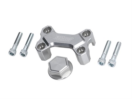 Lenkerklemme CNC Aluminium Silber für Puch / EBR Gabeln «60x30mm» Lenkerklemme CNC Aluminium Silber für Puch / EBR Gabeln «60x30mm»