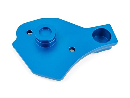 Couvercle de pompe à huile Stage 6 aluminium bleu, Minarelli AM6