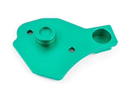 Couvercle de pompe à huile Stage 6 aluminium turquoise, Minarelli AM6