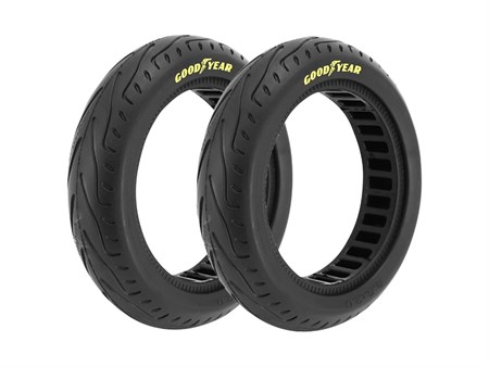 Set de pneus pour trottinette électrique 8 1/2 x 2 ou 8.5 x 2, pneus pleins GOODYEAR «2 pièces» Set de pneus pour trottinette électrique 8 1/2 x 2 ou 8.5 x 2, pneus pleins GOODYEAR «2 pièces»