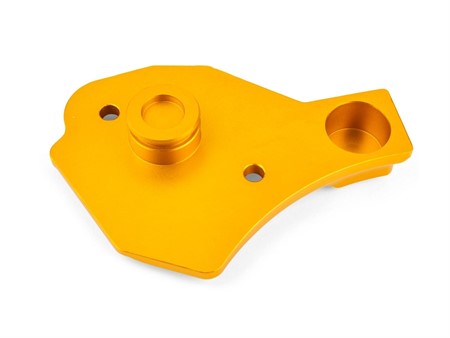Couvercle de pompe à huile Stage 6 aluminium jaune, Minarelli AM6