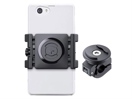 Universelle Smartphone-/Handyhalterung SP Connect LT SPC+, schwarz, mit Spiegelbefestigung