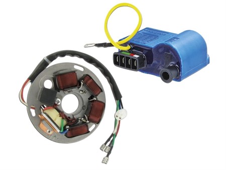 Kit de révision du système d'allumage Vespa PX, années 1984-1997 «Démarrage au kick uniquement»