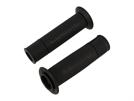 Poignée Domino On Road A450 Anthracite/Noir 22/24mm (embouts ouverts), universel vélomoteurs, scooter, moto Poignée Domino On Road A450 Anthracite/Noir 22/24mm (embouts ouverts), universel vélomoteurs, scooter, moto