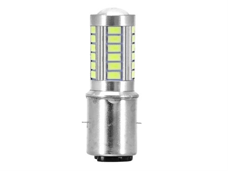 LED Lampe BA20d 12V 12W SMD 5000-6000K weiss