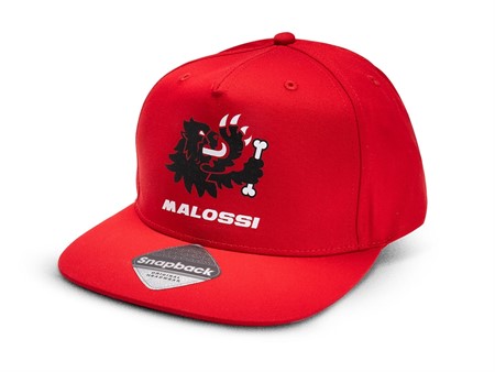 Cap MALOSSI «Snapback» rot mit Logo Cap MALOSSI «Snapback» rot mit Logo