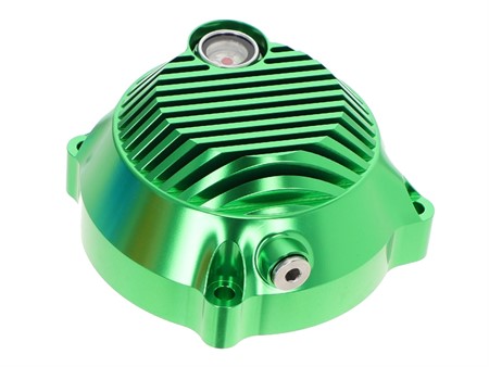Carter d'embrayage alu vert CNC, pour démarrage par tirette, vélomoteurs Puch E50