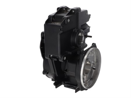 Carter moteur AKOA alésage cylindre Ø47mm "BLACK EDITION" (pour Airsal, Italkit, Metrakit 47mm), vélomoteurs Puch Maxi E50