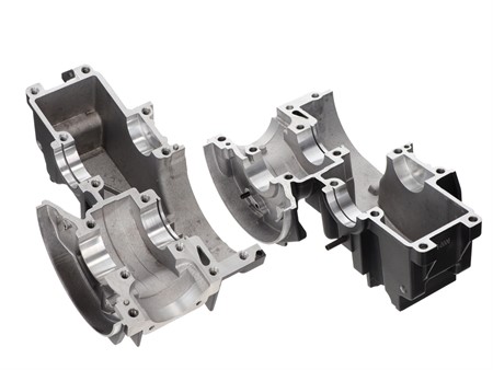 Carter moteur AKOA alésage cylindre Ø47mm "BLACK EDITION" (pour Airsal, Italkit, Metrakit 47mm), vélomoteurs Puch Maxi E50