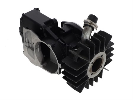 Carter moteur AKOA alésage cylindre Ø47mm "BLACK EDITION" (pour Airsal, Italkit, Metrakit 47mm), vélomoteurs Puch Maxi E50