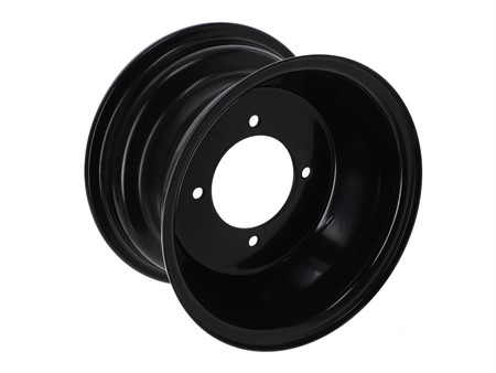 ATV Felge 7 Zoll 4-Loch Stahl schwarz