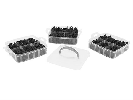 Verkleidungsclips Kunststoff Universal 5-10 mm 620-teilig